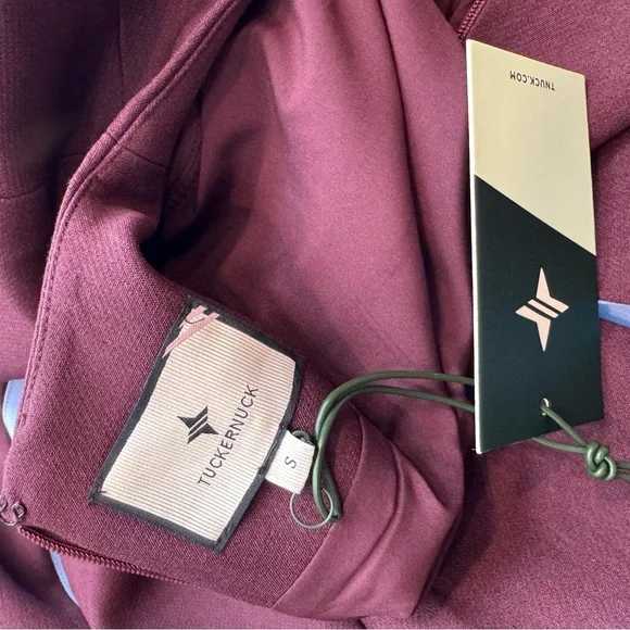 Tuckernuck NEW Merlot Griffiths Bell Long Sleeve Colorblock Mini Dress Size S - Picture 10 of 10